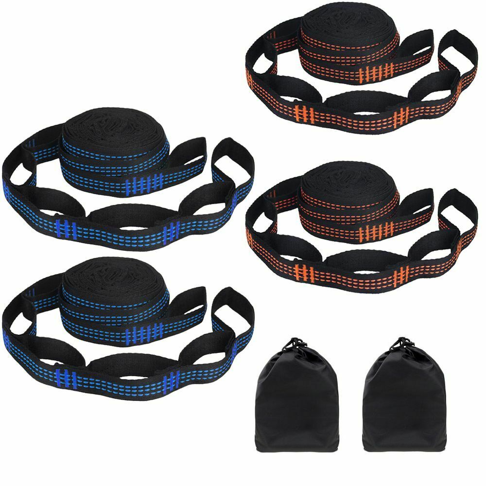 High Load-Bearing Outdoor Swing Camping Hammock Strap Reinforced Polyester Rope