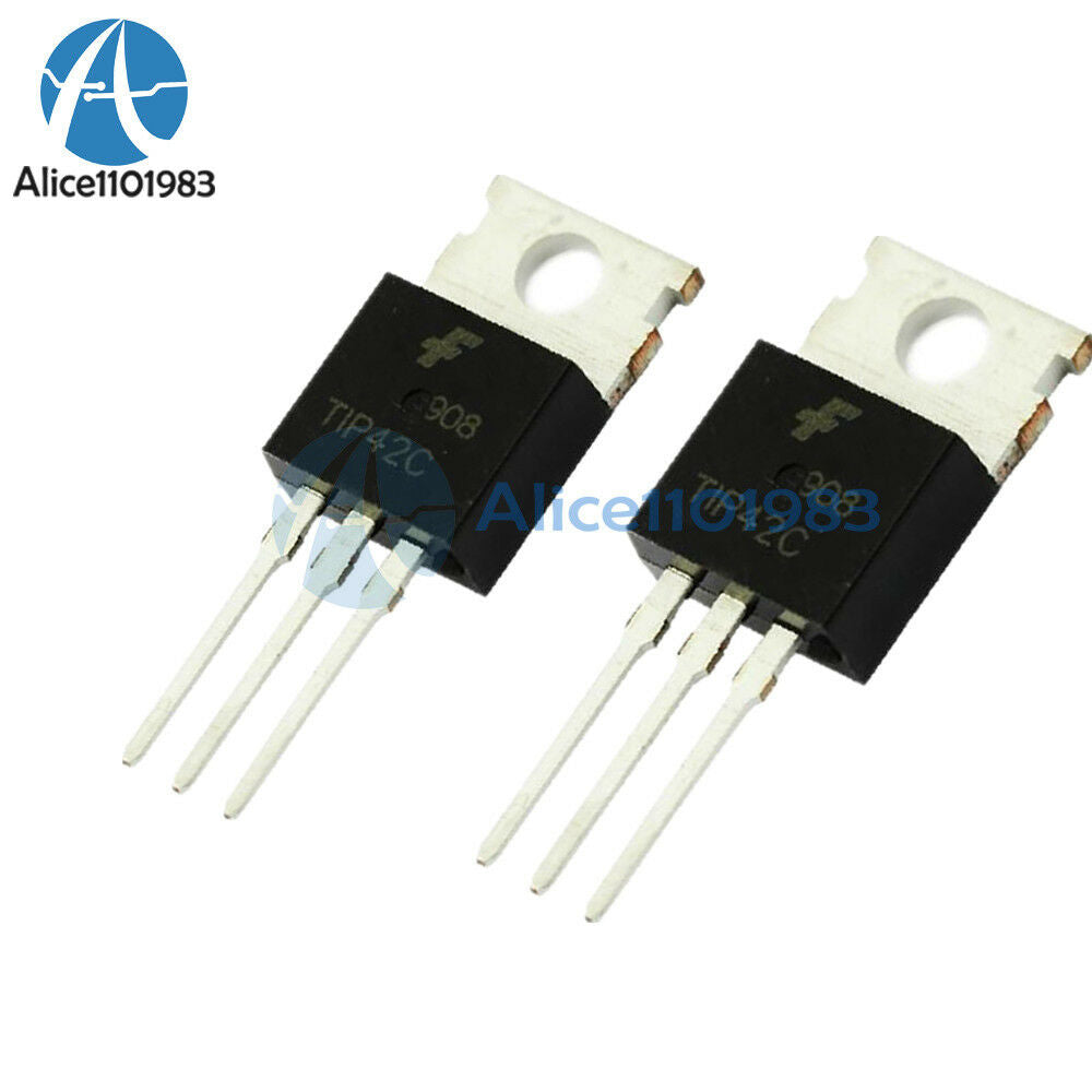 50Pcs TIP42C TIP42 PNP TRANSISTOR TO-220 100V 6A