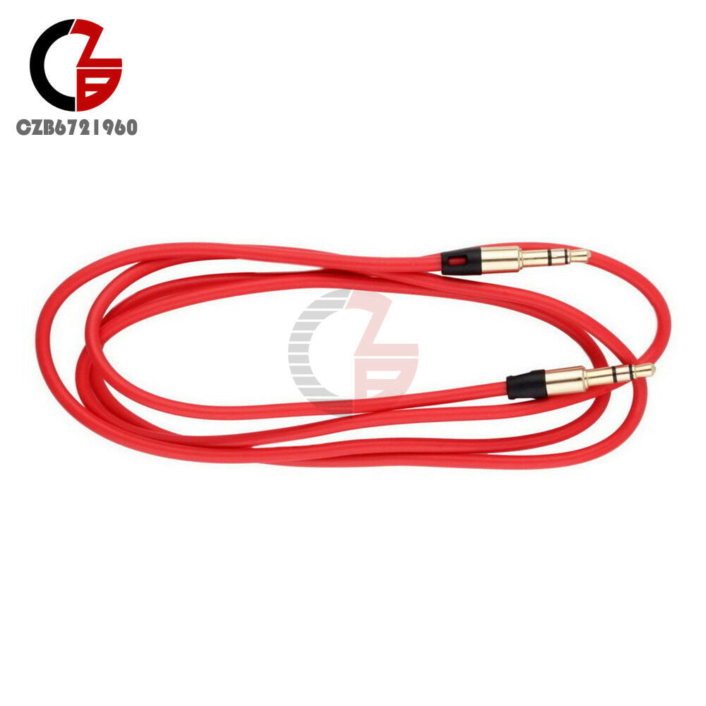 3.5mm AUX Auxiliary CORD Male to Male Stereo Audio Cable for PC iPod MP3 CAR SCW