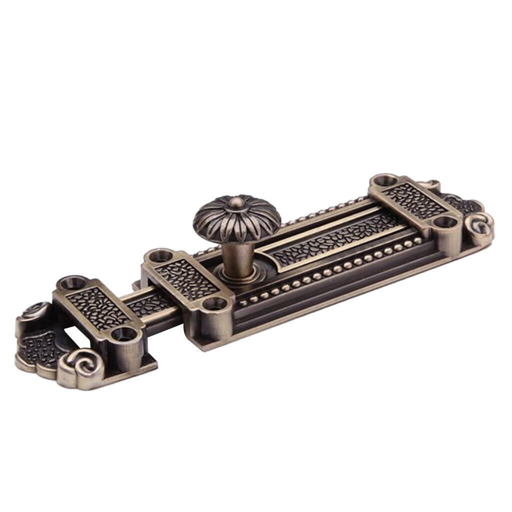 Zinc Alloy Slide Latch Lock Door Security Door Latch Sliding Lock for Toilet