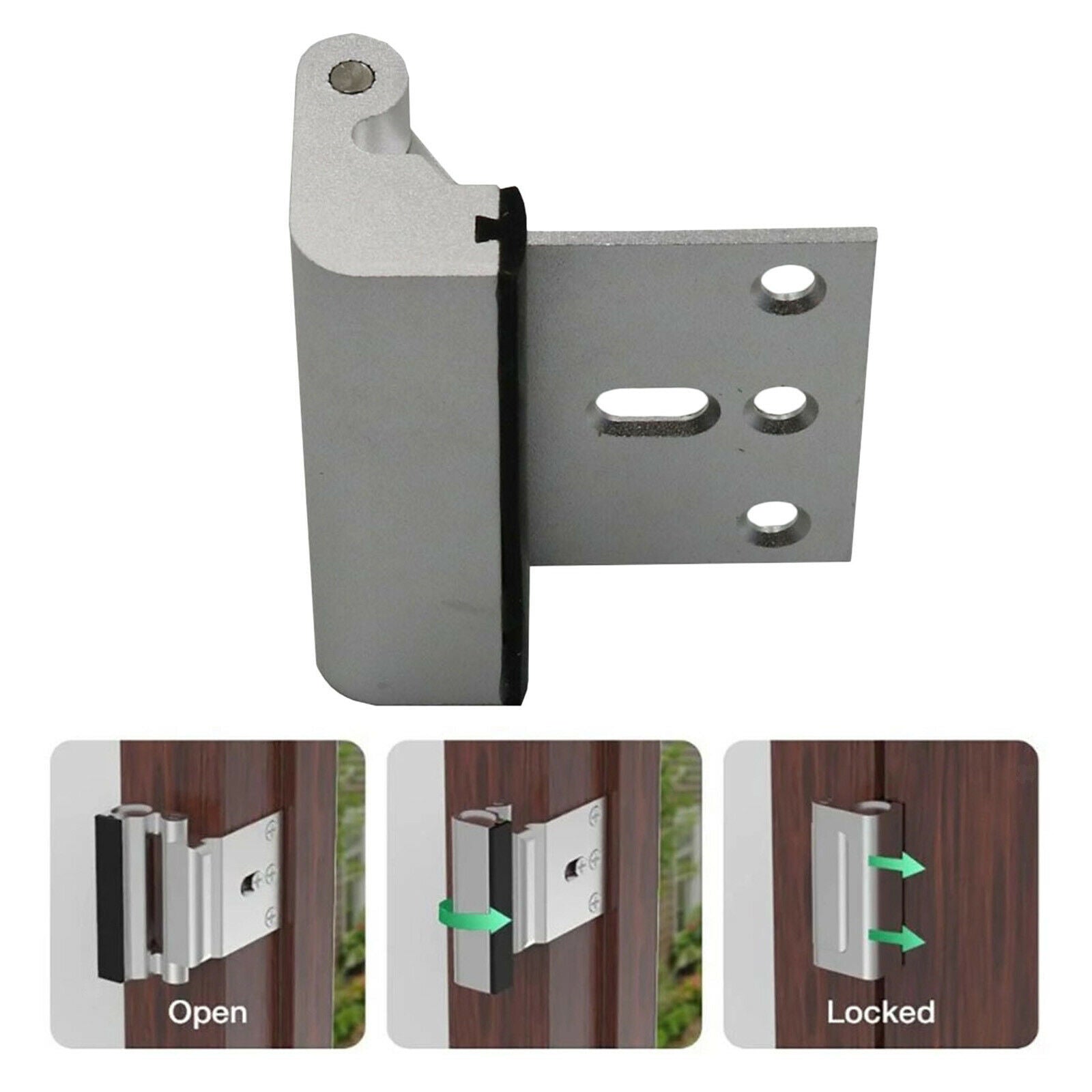 Home Security Door Lock Inside,Childproof Door Reinforcement Lock for Office