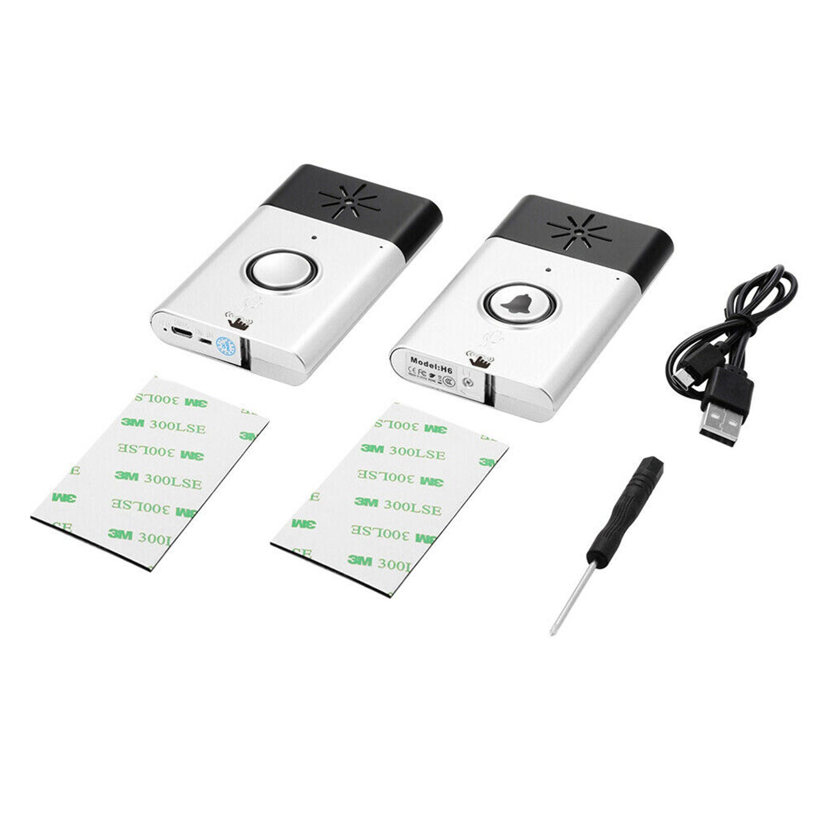 Two Way Voice Intercom 2.4G WIFI Wireless Doorbell Interphone Security System