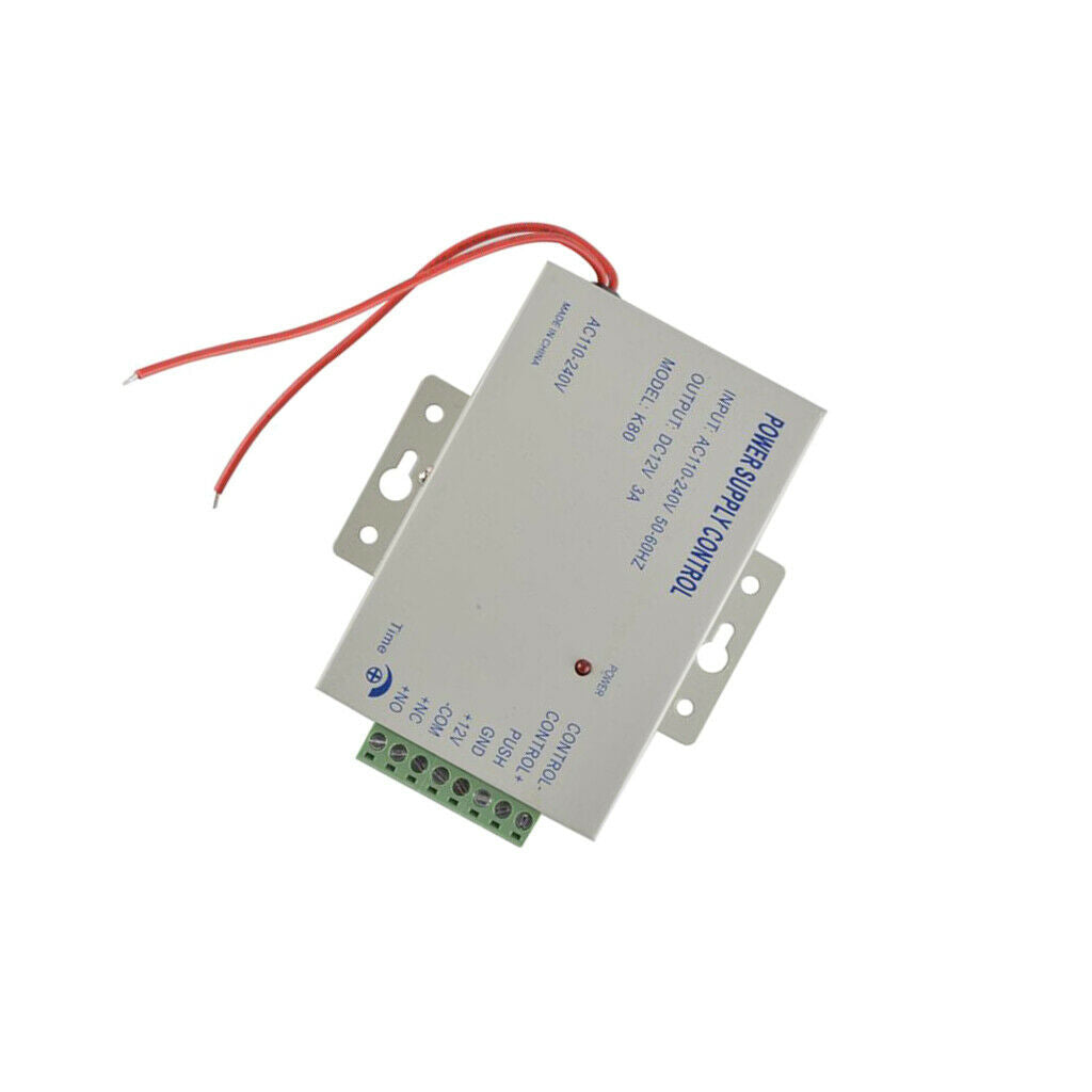 DC12V/3A AC 110~240V Electric Door Access Control Power Supply Easy Use -