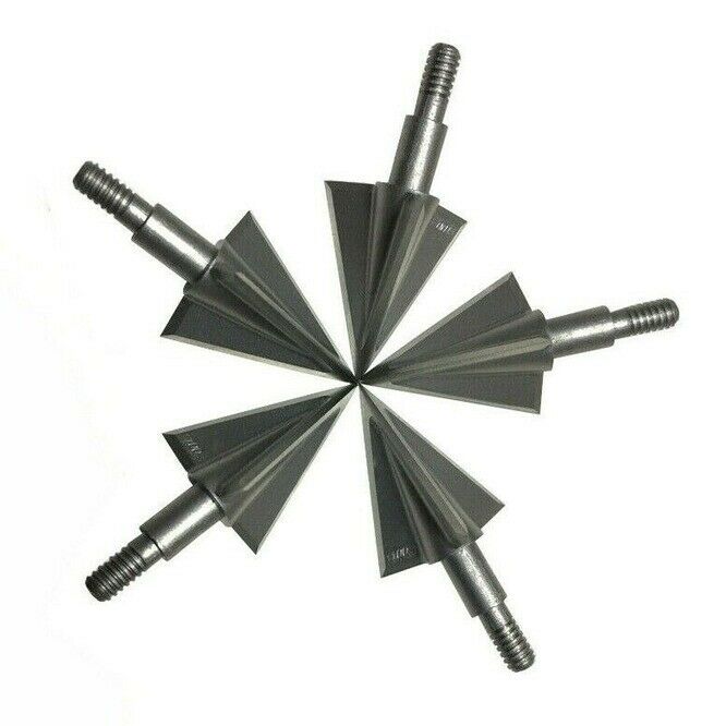 Lot 3pcs 2.2" OzCut Broadheads 3Blade 100Grain Hunting Archery Arrowheads s