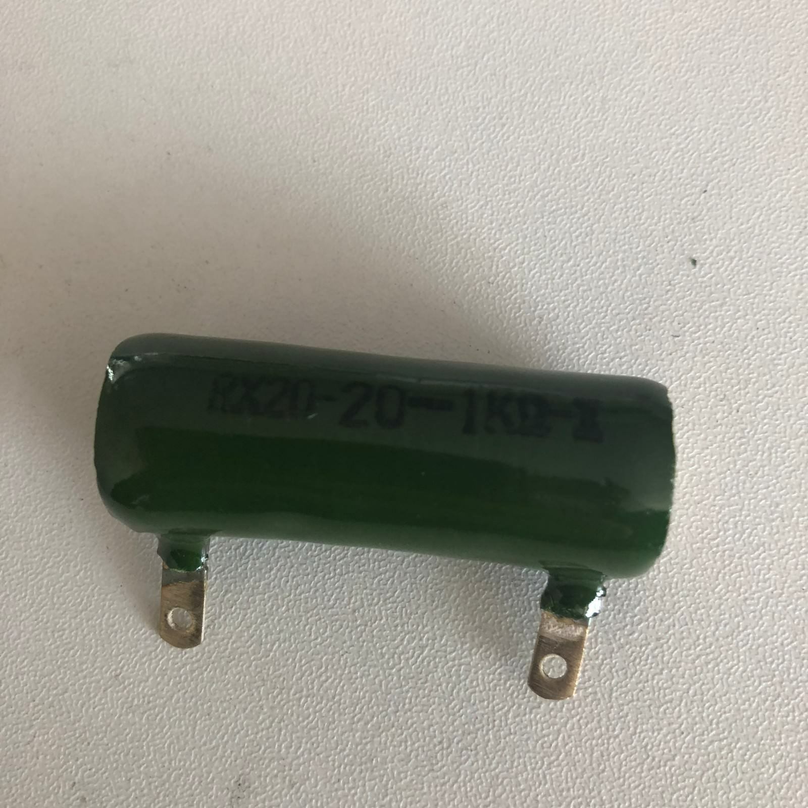 (1)High Power 1K Ohm Ceramic Tube Fixed Wire Wound Resistor 20Watt