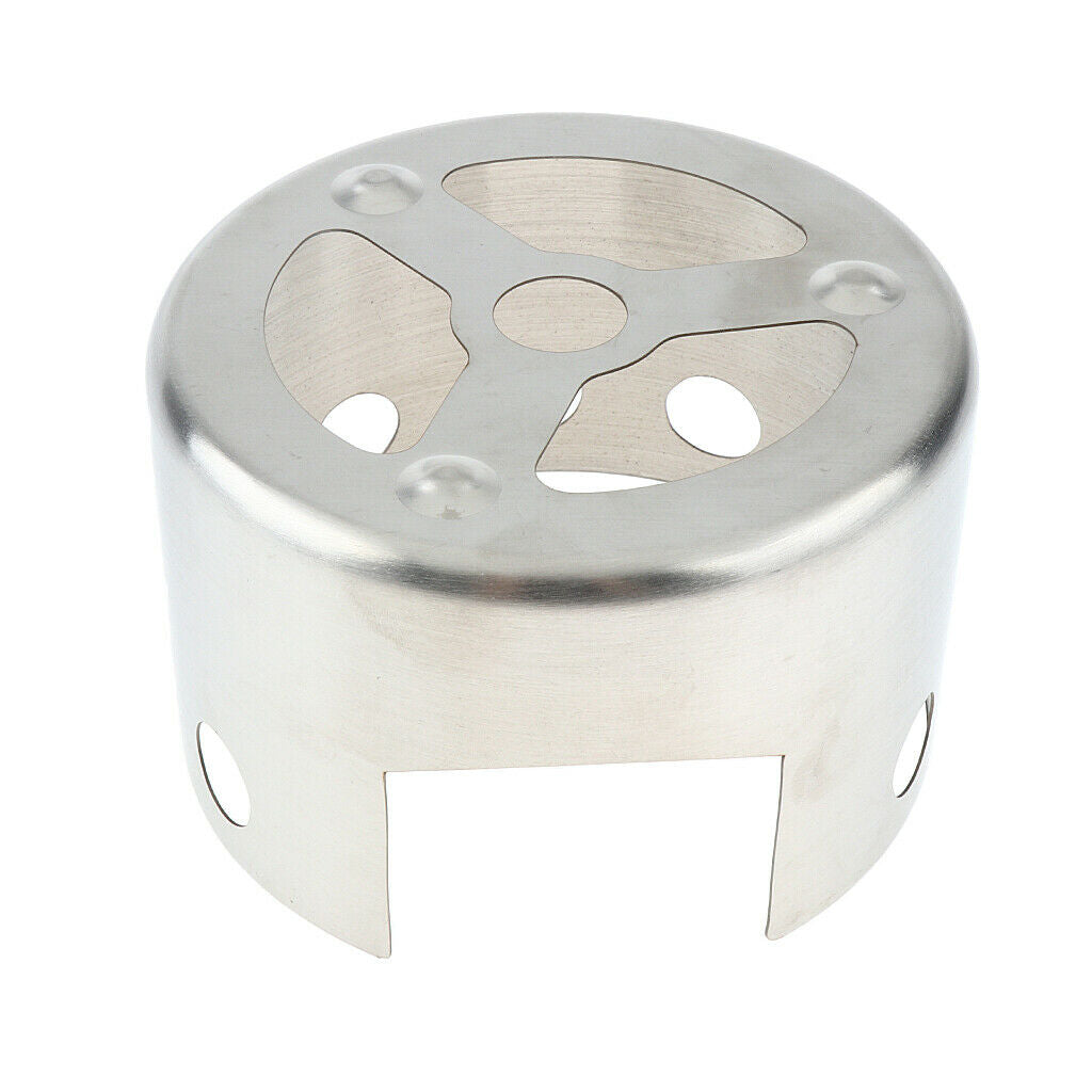 Camping Backpacking Stove, Portable Stainless Steel Alcohol Burning Stove for