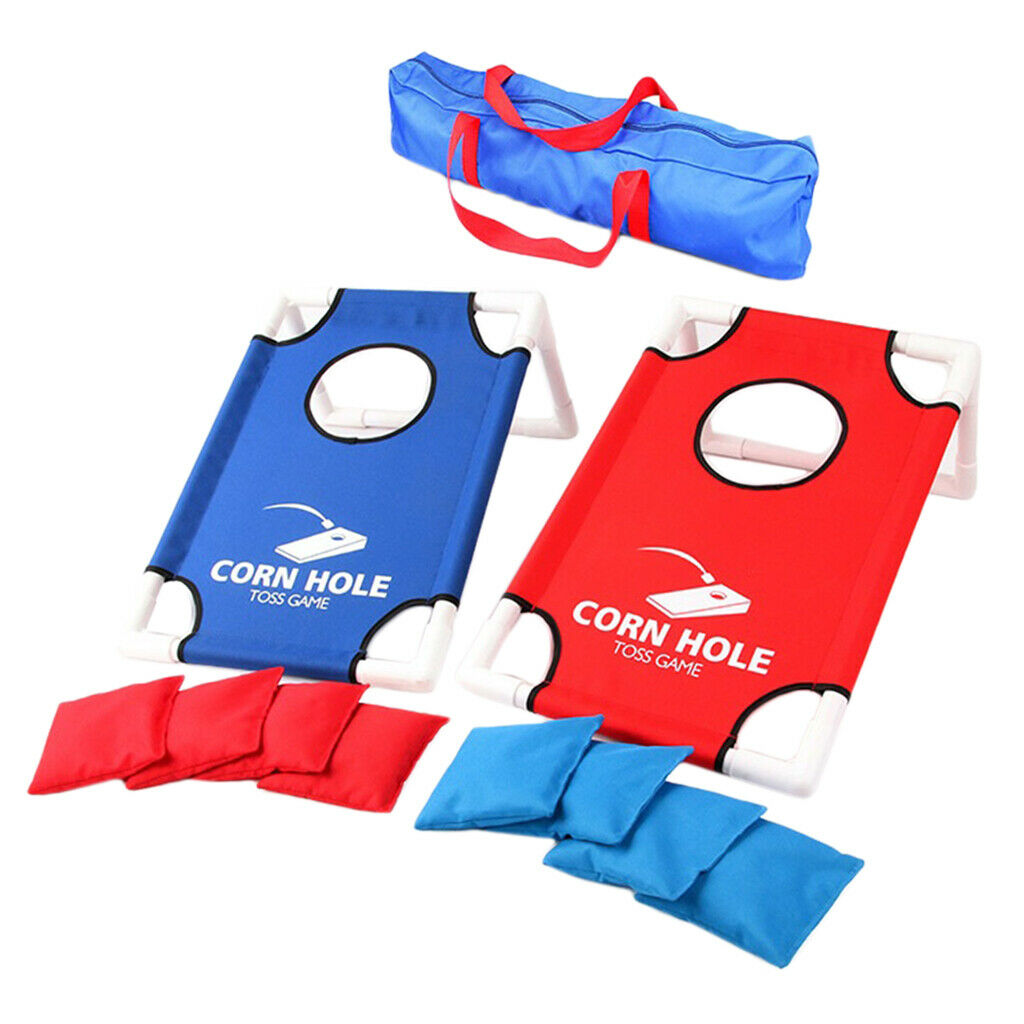 Portable Cornhole Board Beanbag Throwing Throwing Game Set with Carrying Bag