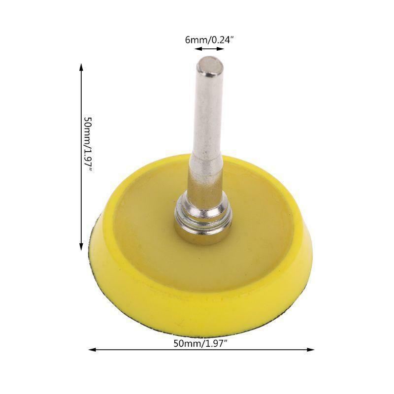 2''50mm Sander Disc Sanding Buffing Polish Backing Pad Backer Plate 6mm Shank