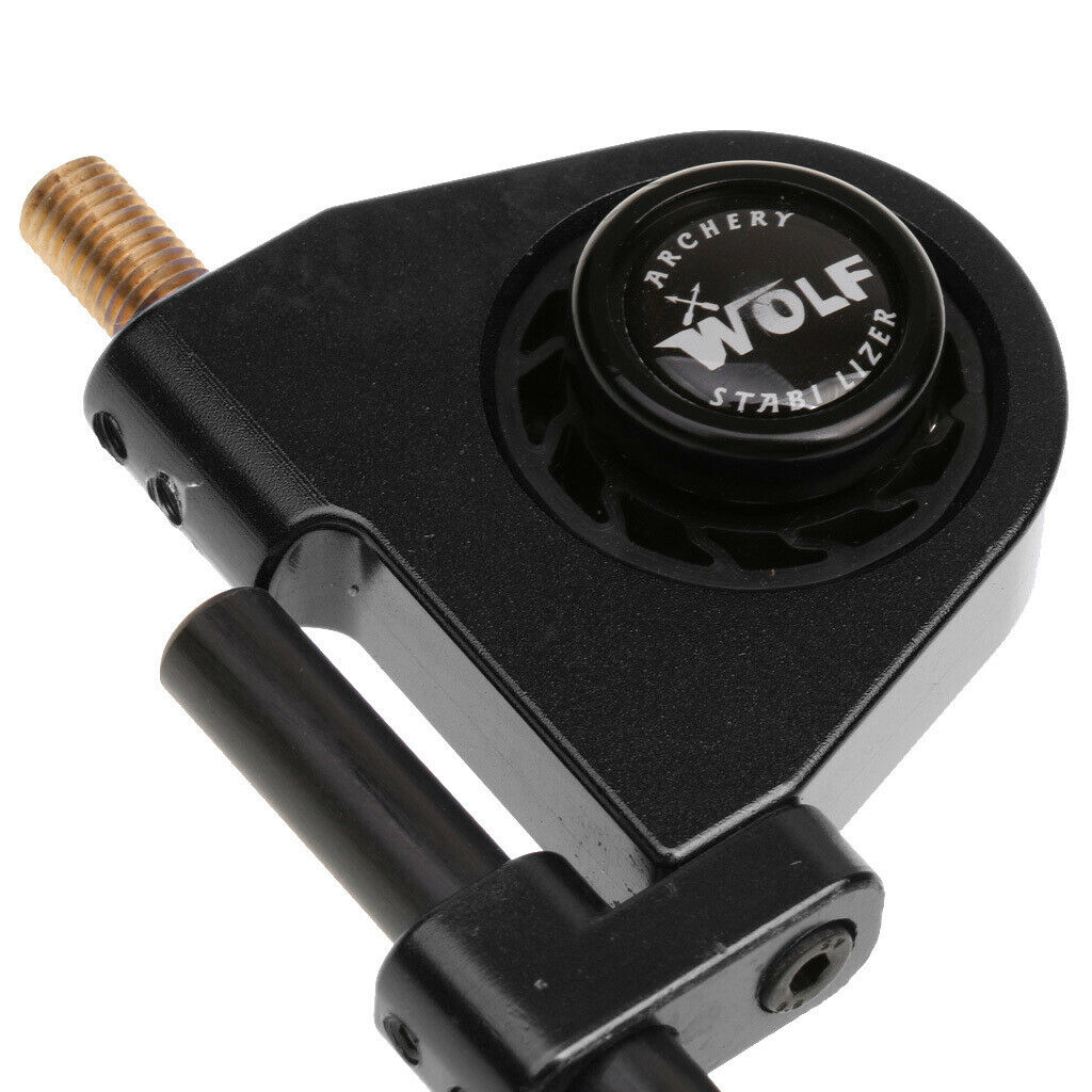 Outdoor alloy archery stabilizer bowstring suppressor