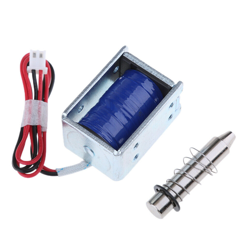 Electric Magnetic Solenoid Lock DC 12V/2A for Door Gates Cabinet Drawer