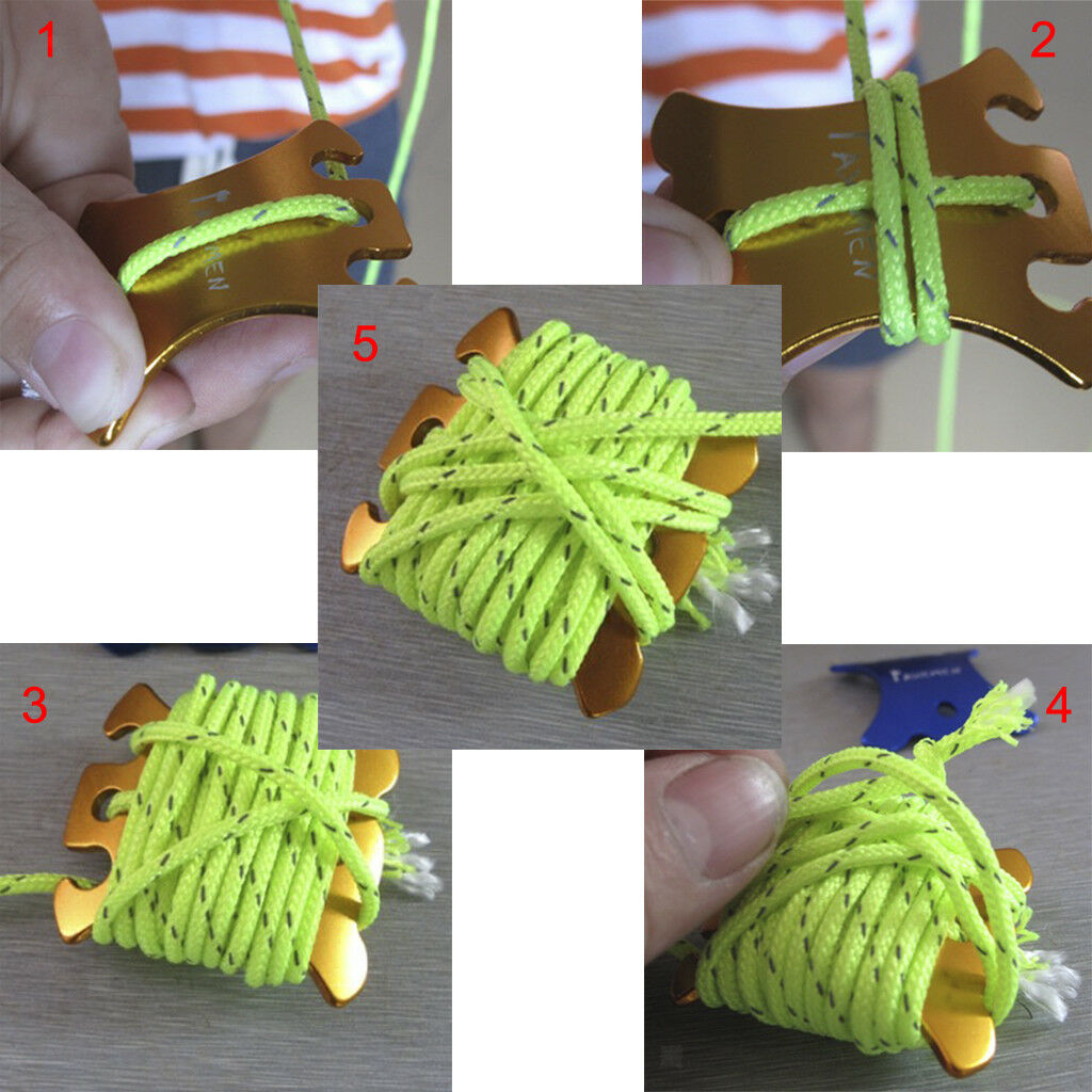 3MM Reflective Guyline Camping Tarp Tent Rope Runners Guy Line Cord Paracord