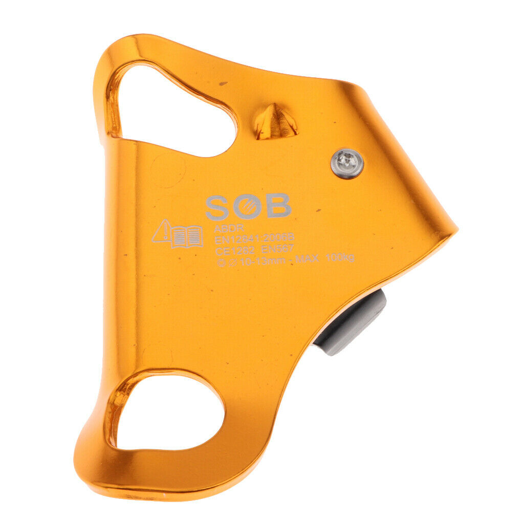 Outdoor Chest Ascender Rock Climbing Ascender Vertical Rope Access Orange