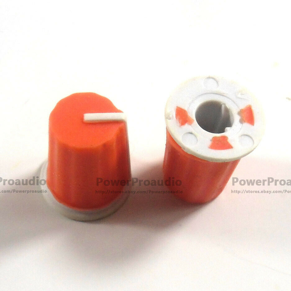 100 X Orange EQ Rotary Knob - DAA1176 DAA1305 For Pioneer DJM800 900 2000 NXS