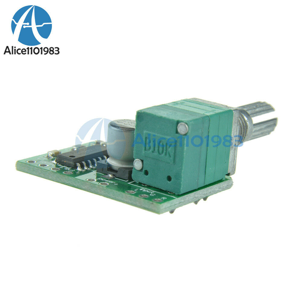 5PCS PAM8403 5V 2 Channel USB Power Audio Amplifier Board 3Wx2W Volume TOP