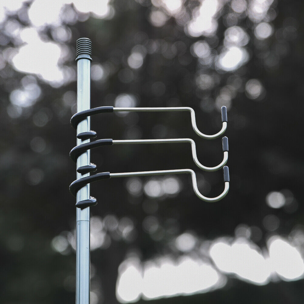 Aluminum Alloy Outdoor Tent Lamp Holder Hook Camping Hunting Lantern Hanger @