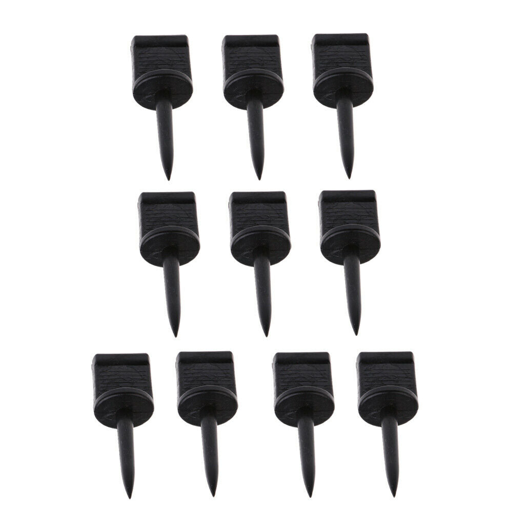 10pcs Plastic Archery Paper Target Pins Nail Supplies Target Face Pin Black