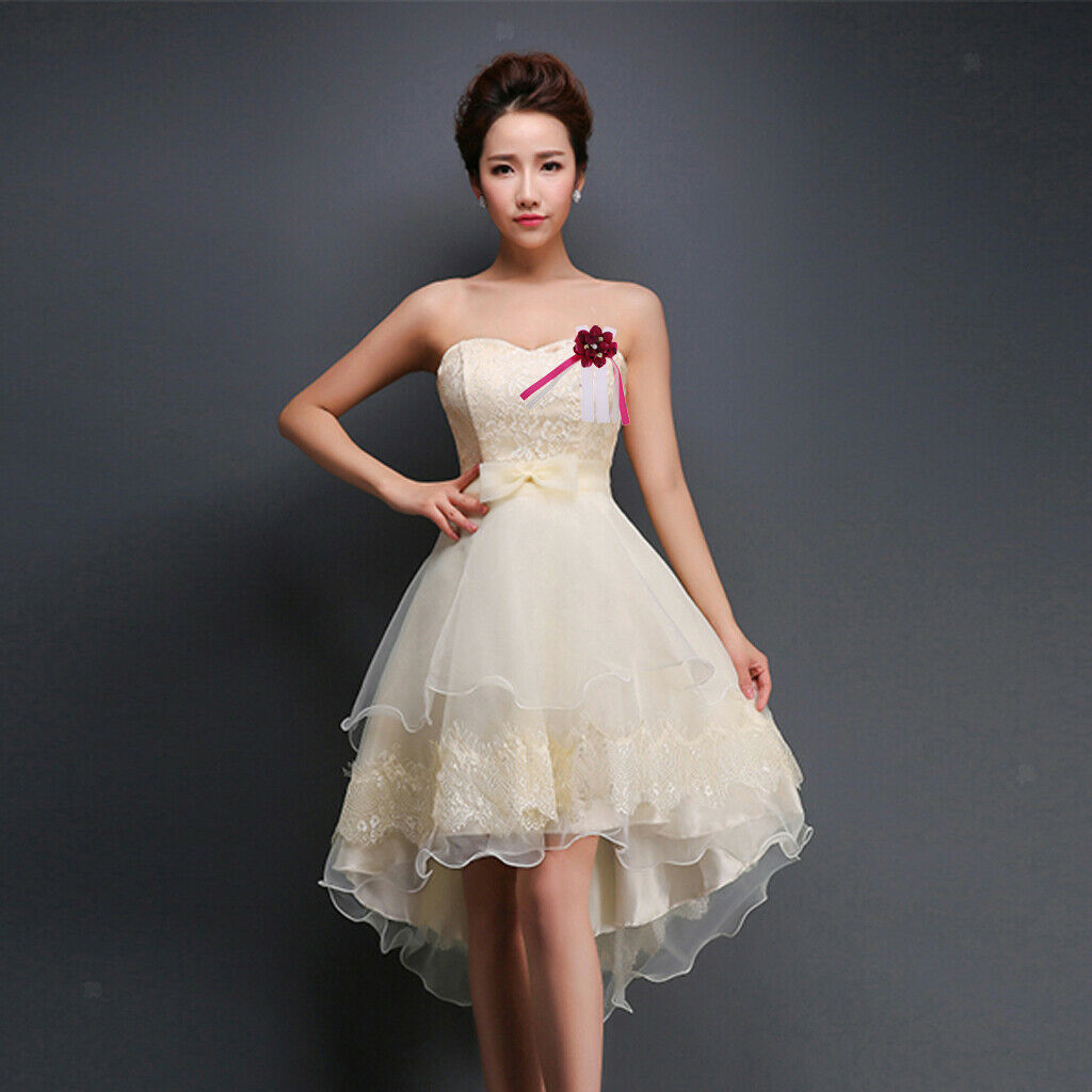 Boutenniere Brooch Flower Accessory Tuxedo Party Dress Wedding Groom Suit Label