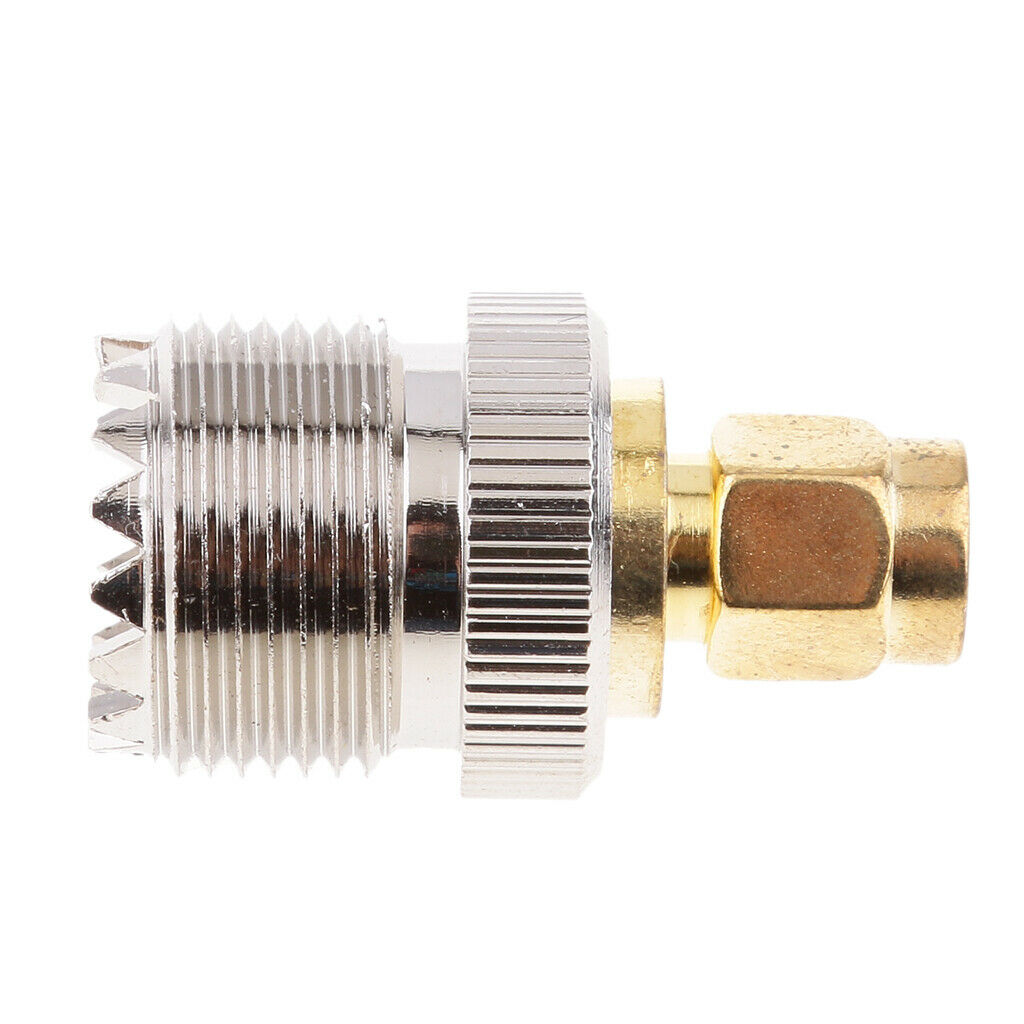 SO239 UHF Female Socket to SMA Male Plug Antenna RF Adapter