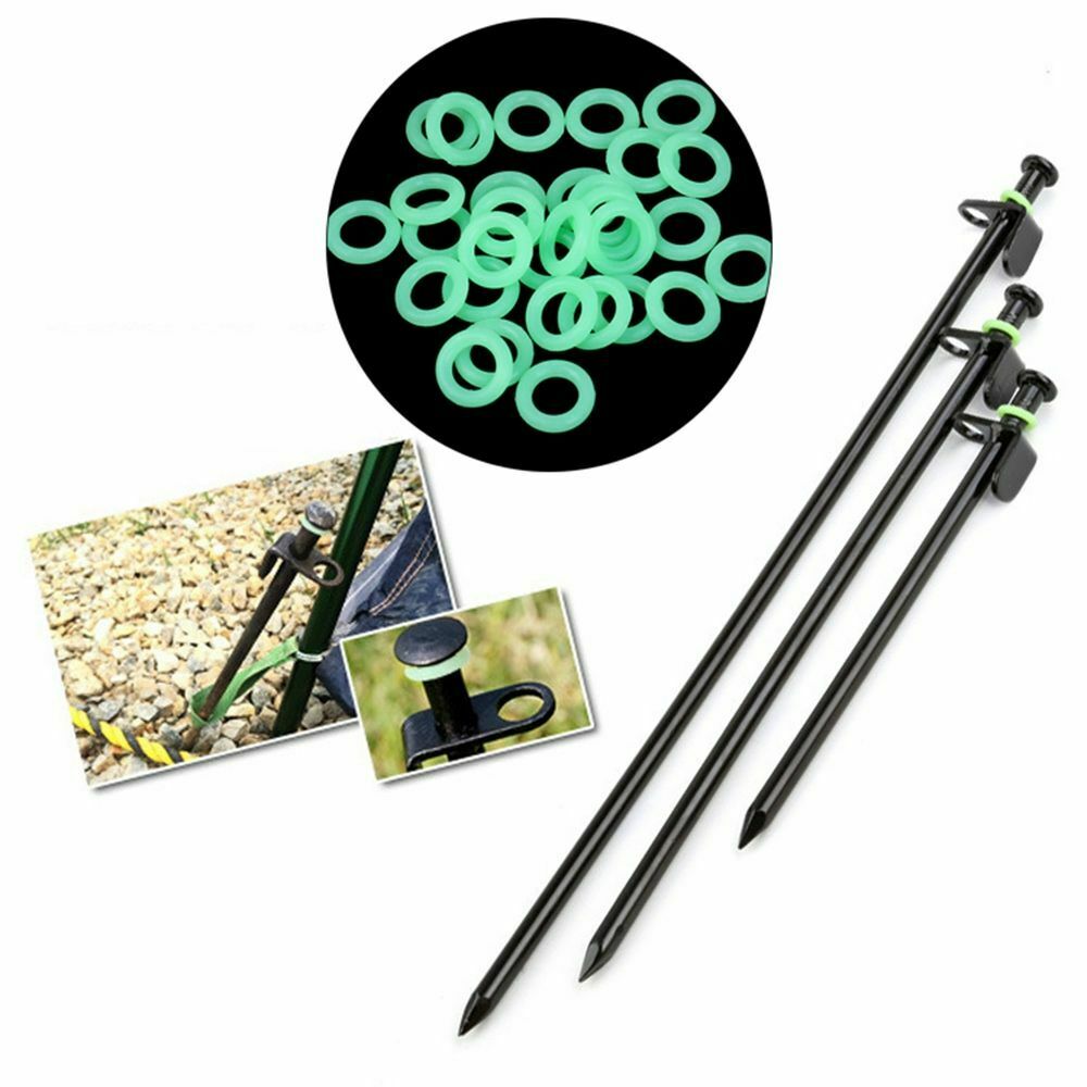 Fluorescent Tents Accessories Outdoor Camping Fishing Rod Rings Tent Nail Ring
