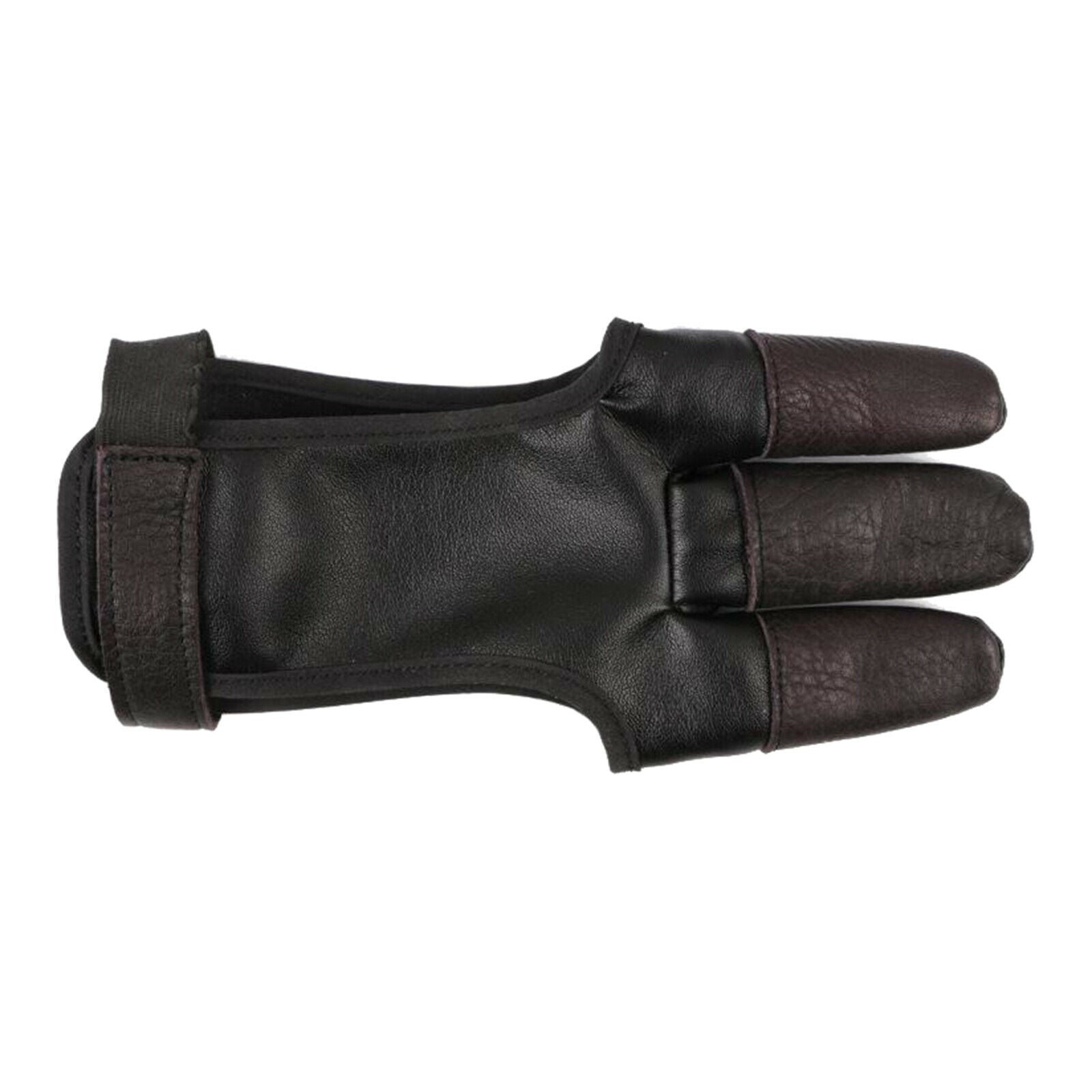 Durable Leather Archery Gloves 19x5cm Compound Bow Fingers Tab Protector