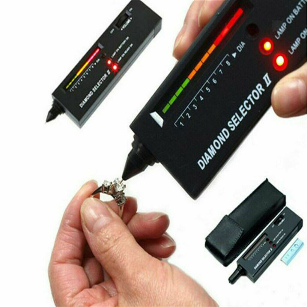 Thermal conductivity meter for detecting the authenticity of gemstones