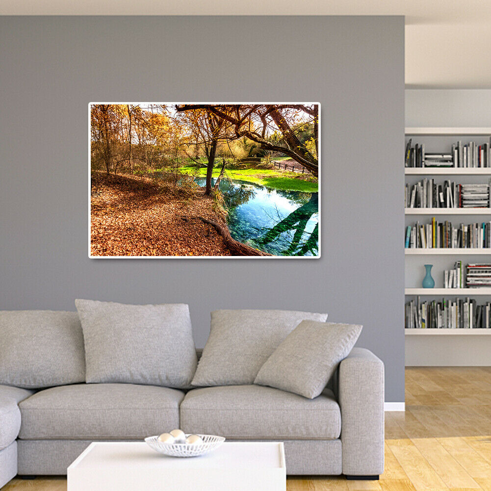 1000 Pieces DIY Paper Jigsaw Puzzle Narrow Creeks Landscape Picture Decor @