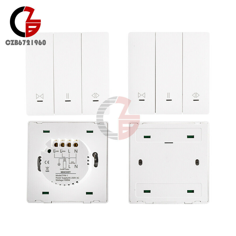 WiFi Smart Curtain Module Panel Switch Roller Blinds Shutter Motor Timer Setting