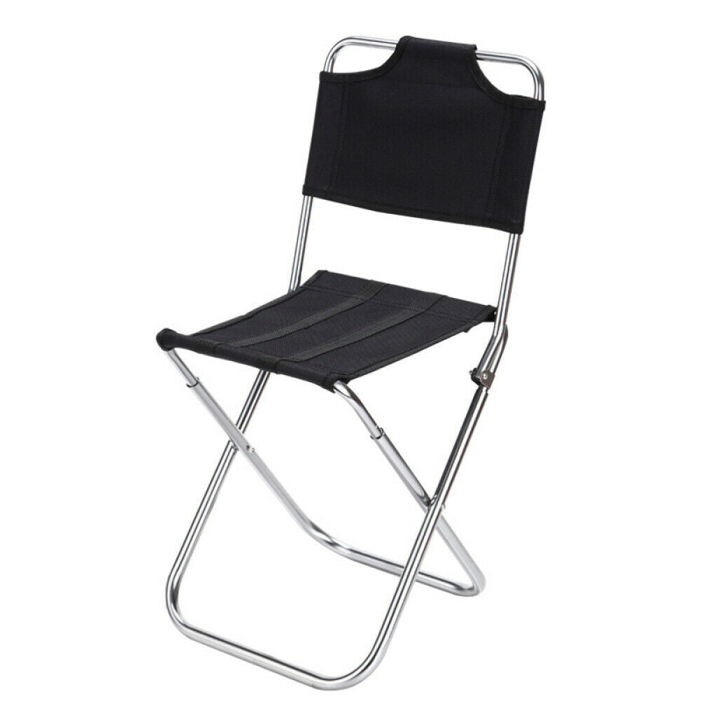 Outdoor Multifunctional Aluminum Alloy Backrest Folding Stool Fishing Chair
