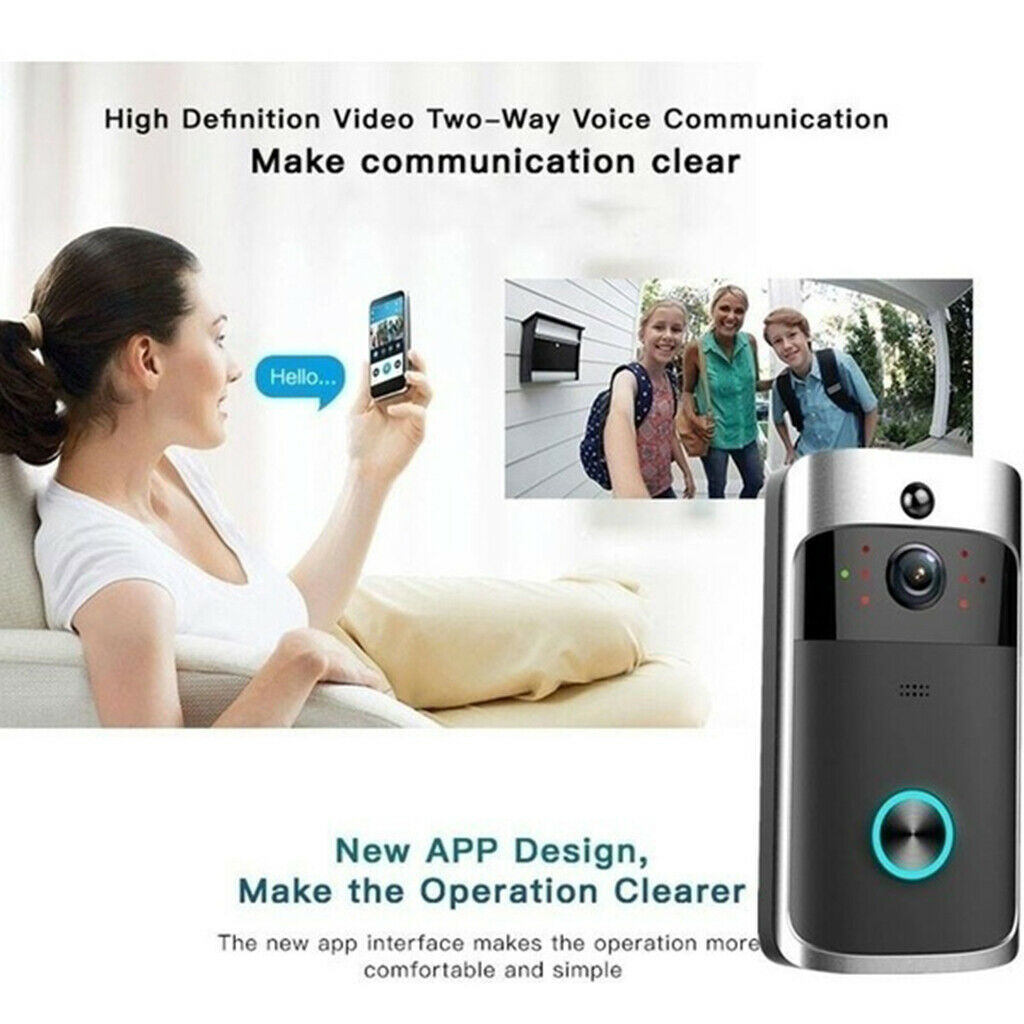 Doorbell IP Video WI-FI Door Bell Phone Camera Alarm Wireless For Apartments