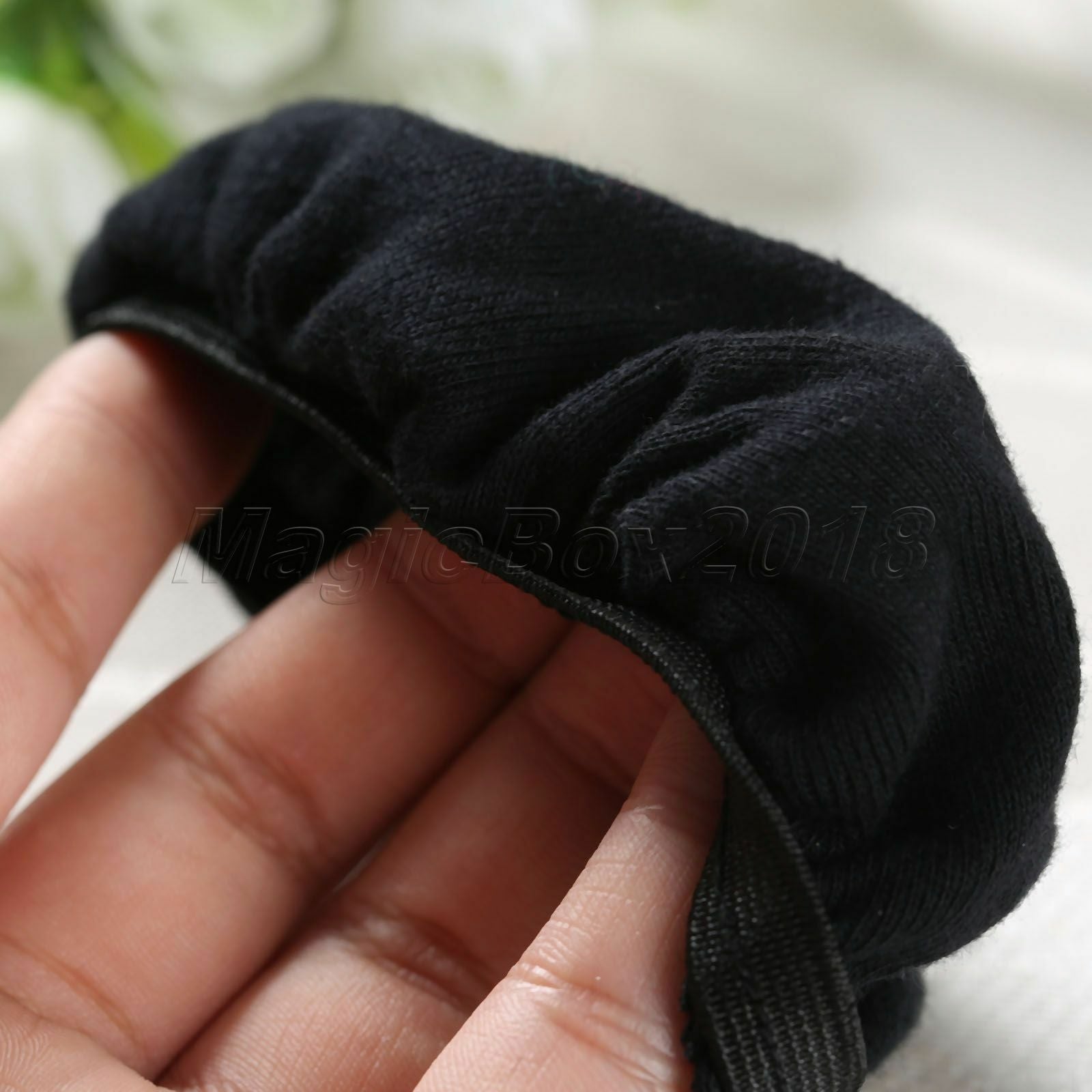 2pc Black Cotton Dustproof Ear Pads Cover Cushion For 85-108mm Headphone Headset