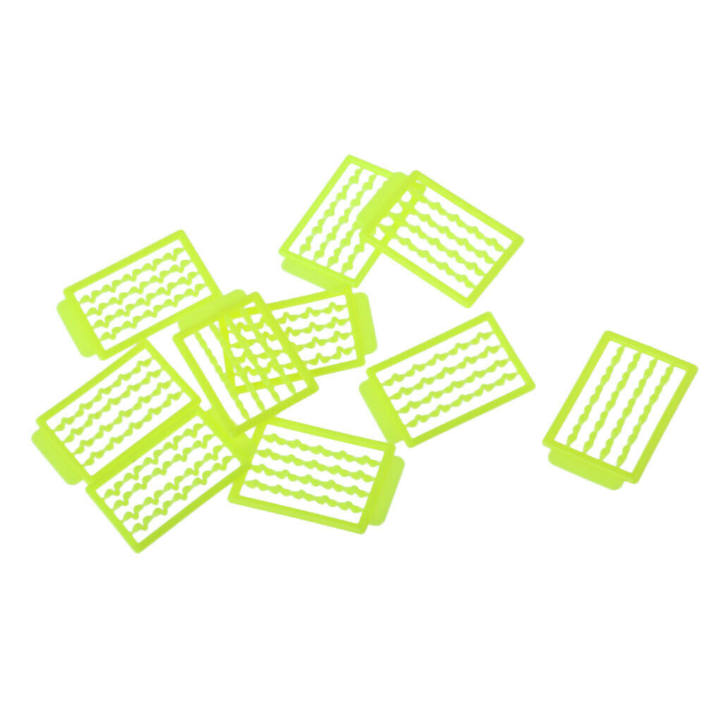 10pcs Boilie Stoppers Carp Fishing Pellets Bands Bait Elastic Bands Yellow