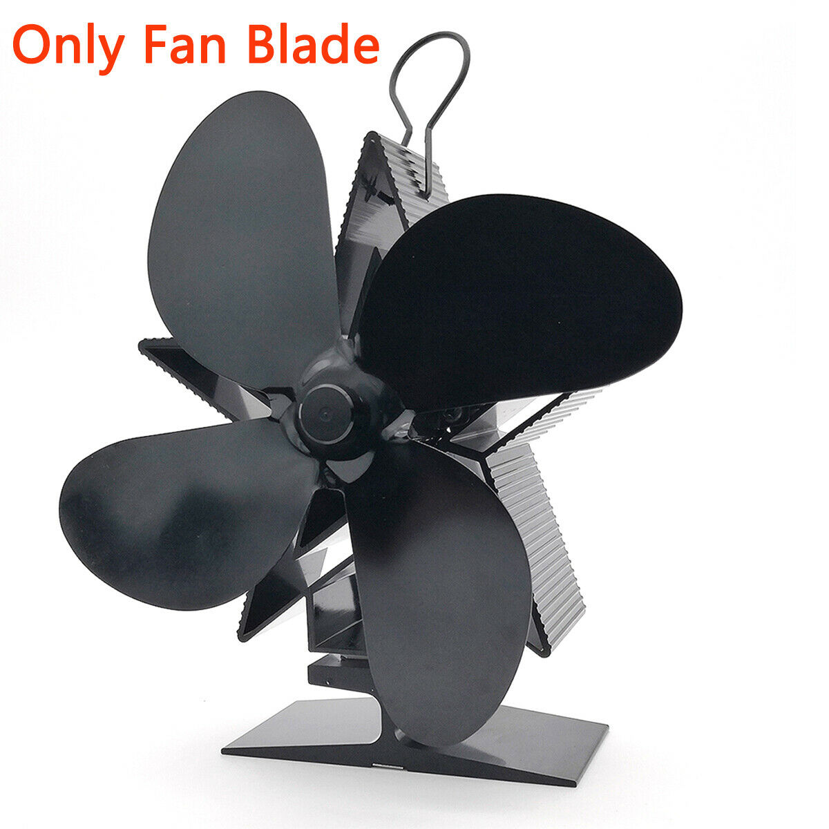 4 Blade For Wood Stove Fan Fireplace Fire Heat Power Saving Eco fan Replacement