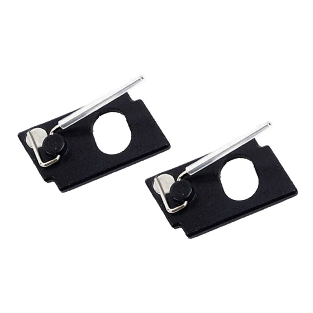 2pcs Arrow Rest Recurve Bow Aluminium Magnetic Adhesive Rest for Practice
