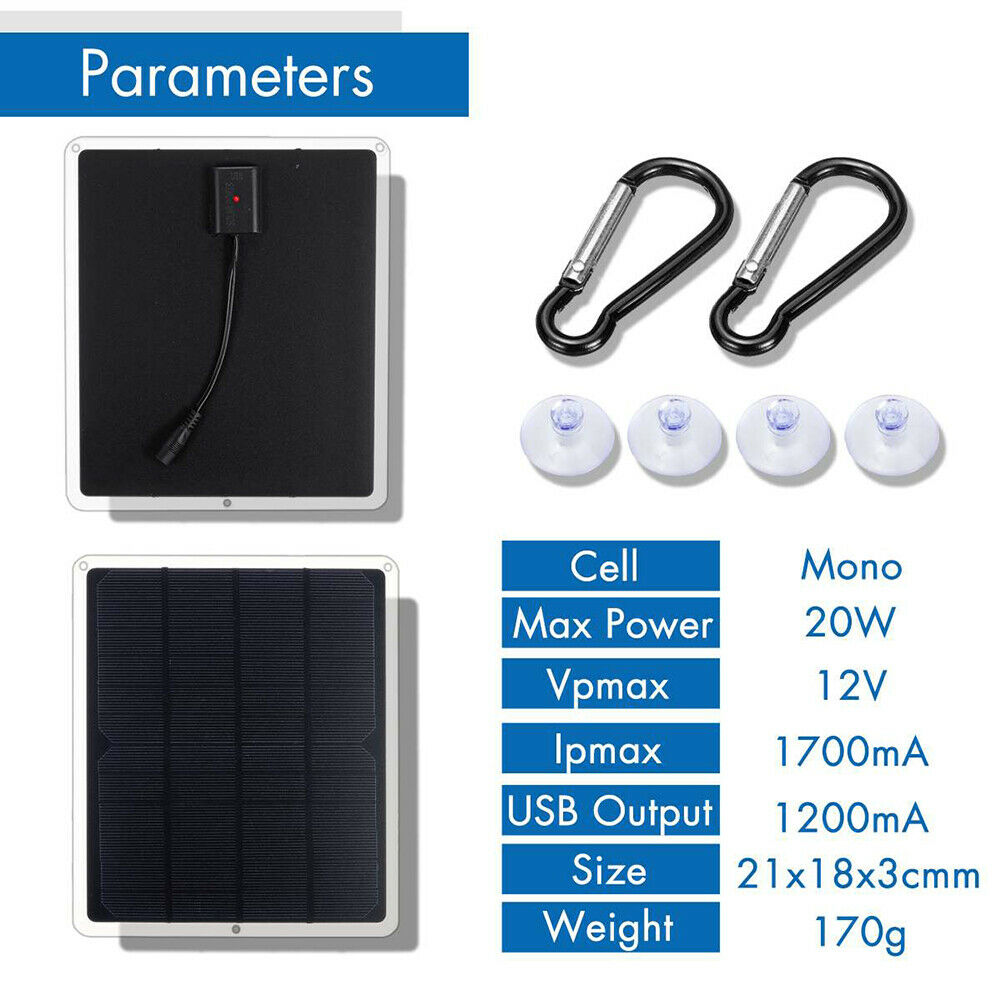 20W Air Extractor Solar Ventilator Exhaust Fan for Poultry House Greenhouse @