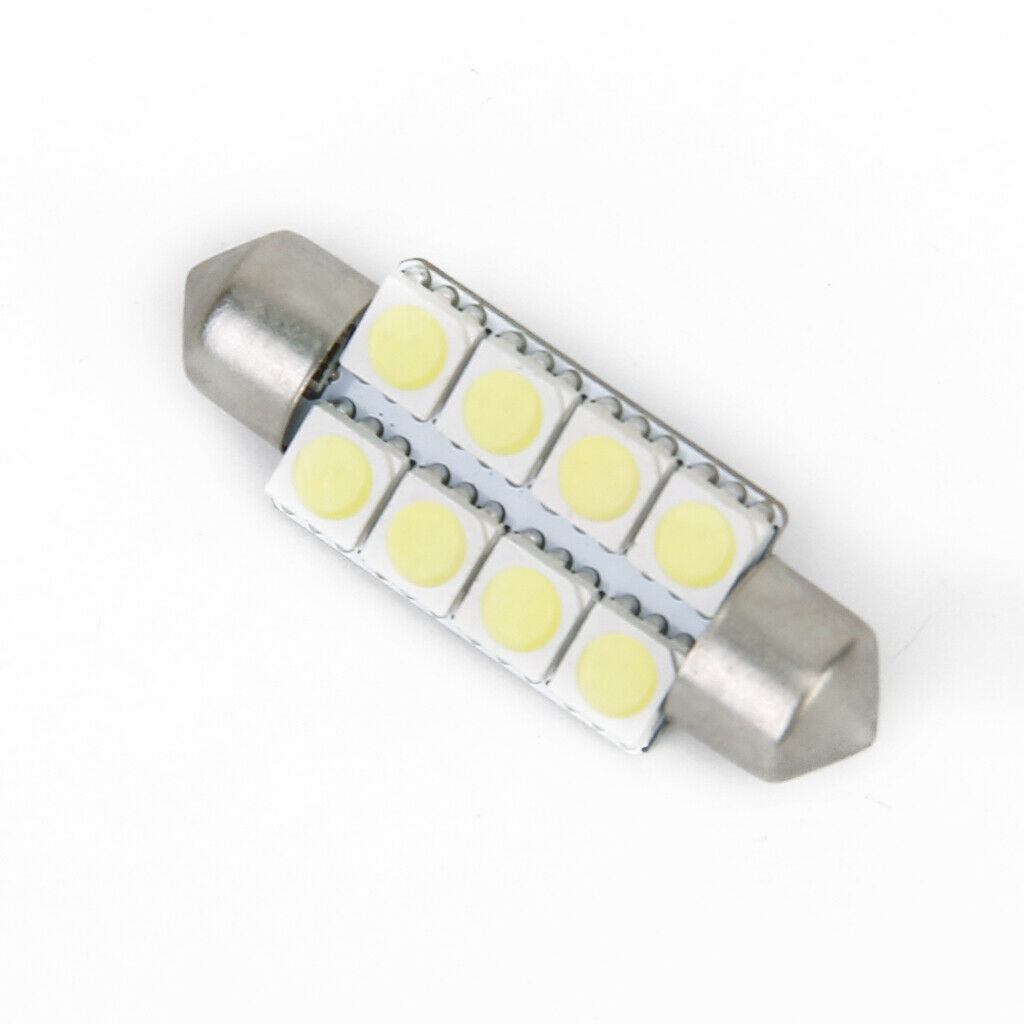 5050 8SMD 8-LED Festoon Car Bulbs Lamp Dome Lights -White