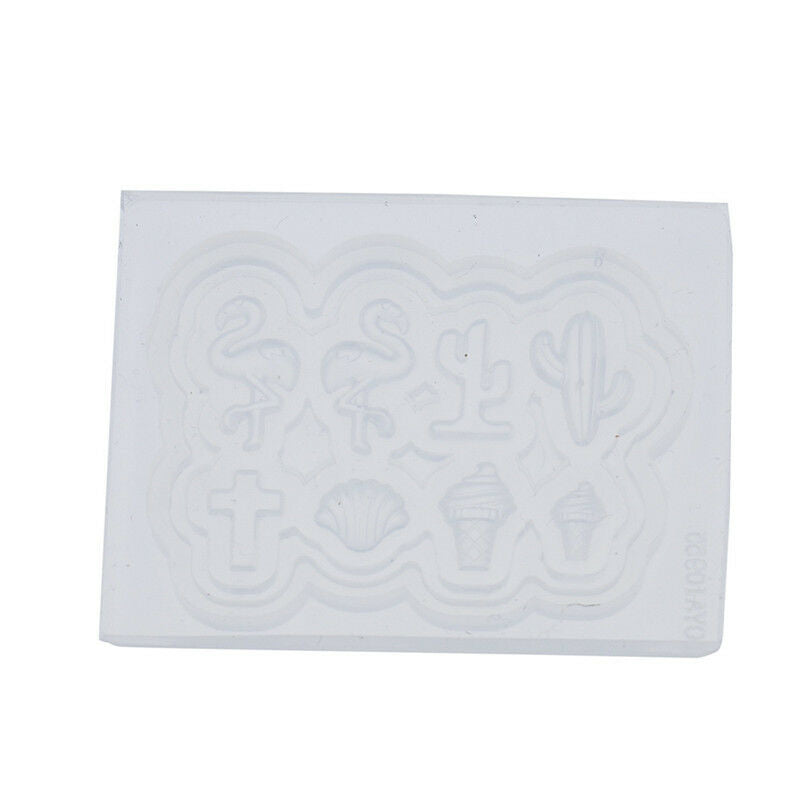 Nail Art Mold Flamingo Silicone Mould Manicure Palm Decor Stamping Handcrafts