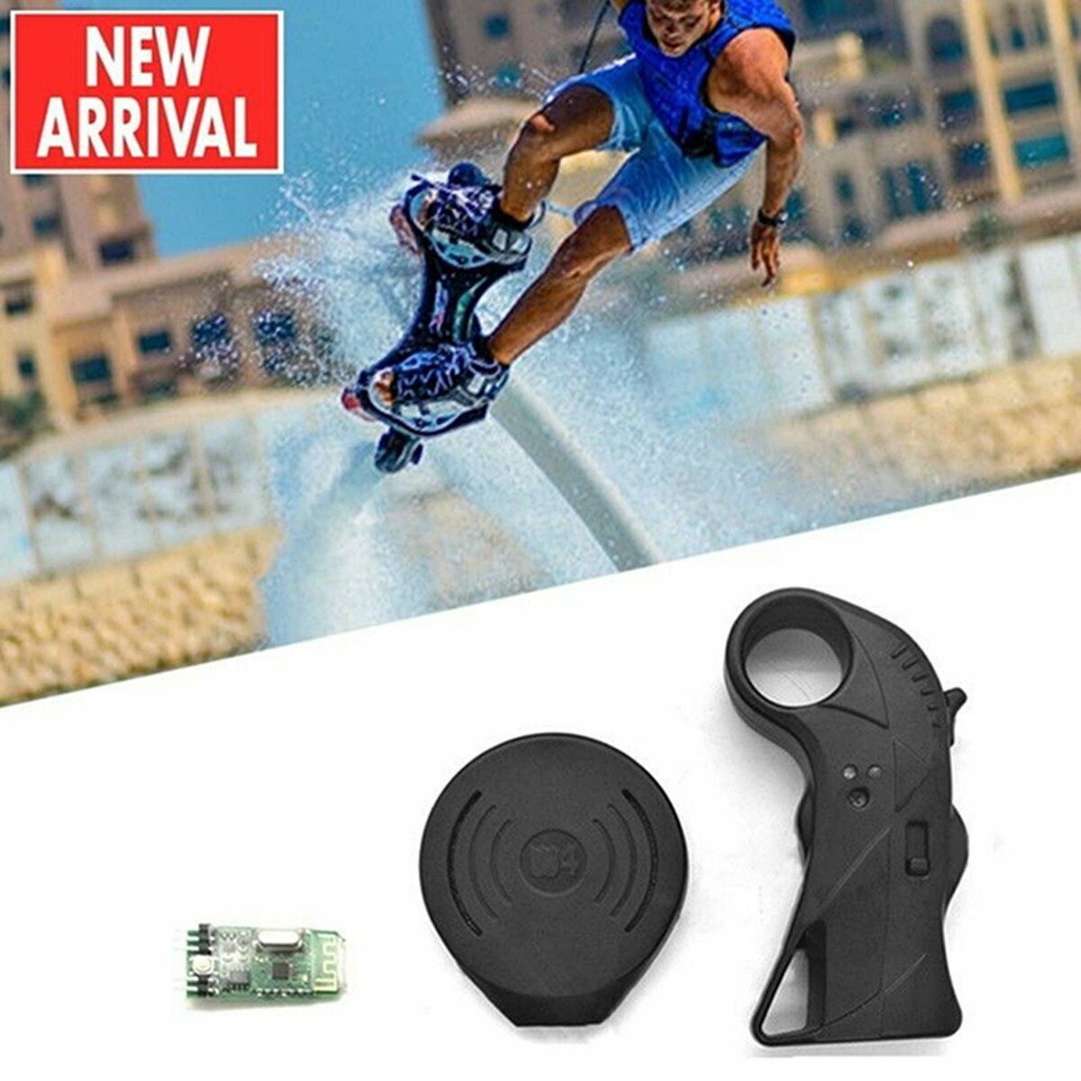 Waterproof Electric Skateboard Remote Control Receiver Wrist Strap W/2 Channels