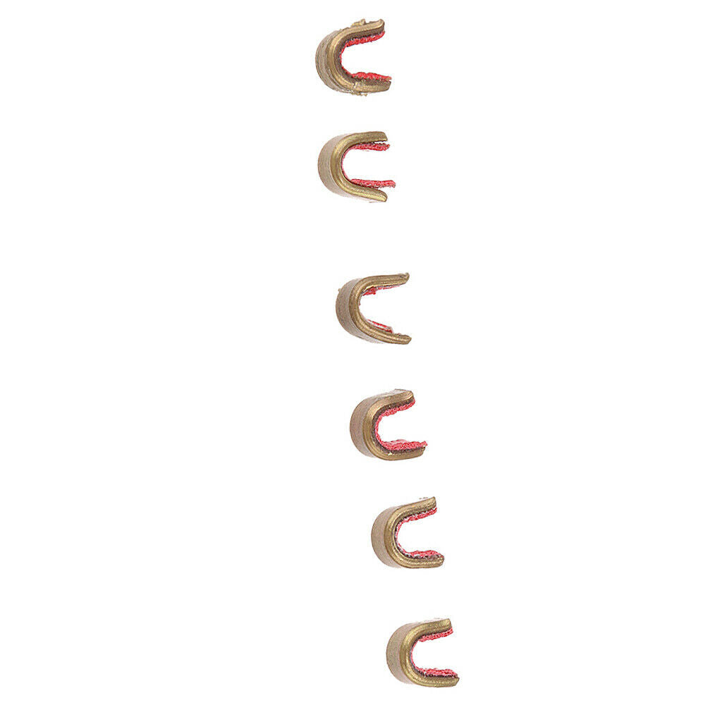 6 Pack Nock Points Bow String Buckle Clip for Compound and Recurve Bow