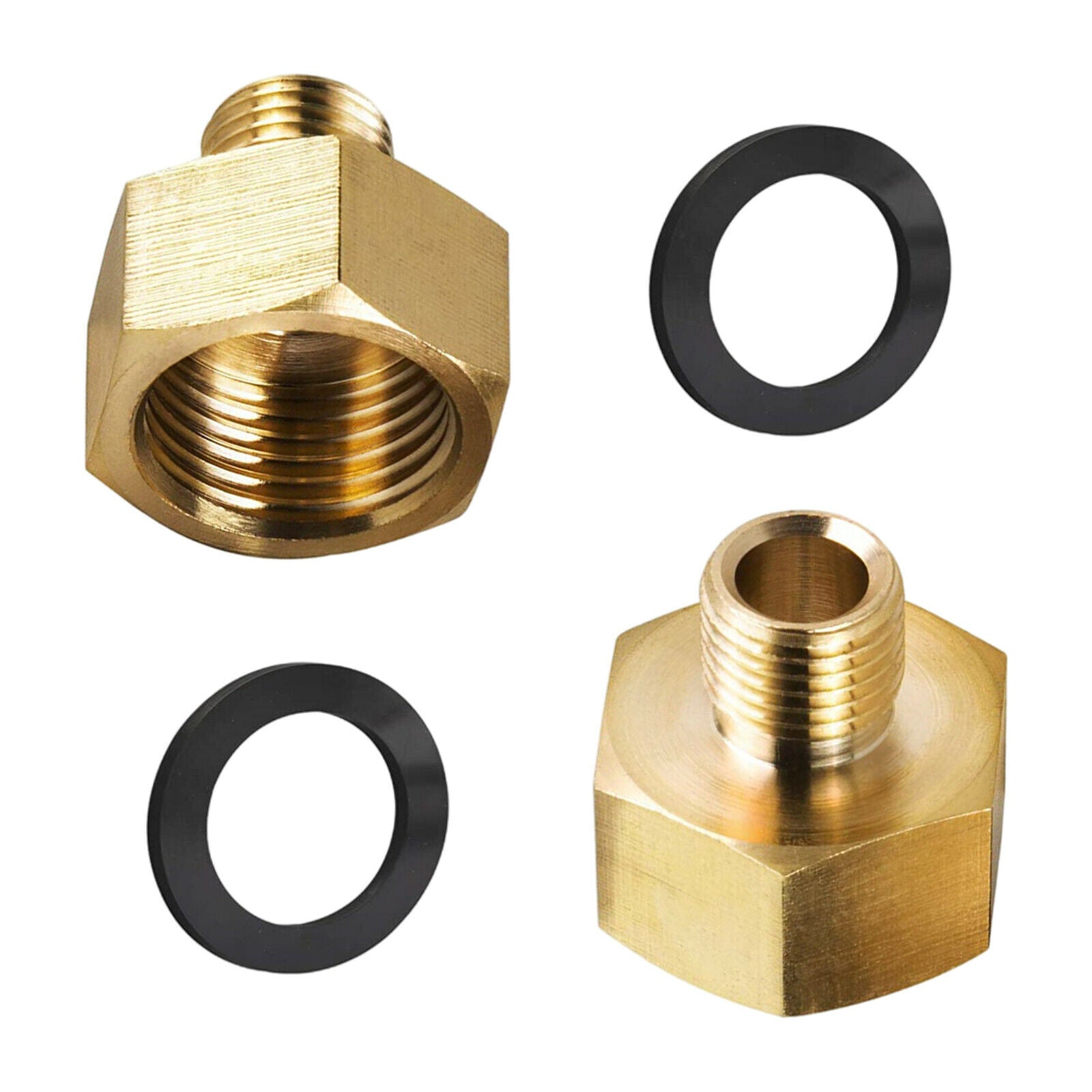 2x Gas Adapter 1/2 Inch Female x 1/4 Inch Male Thread for Gas Stove Picnic