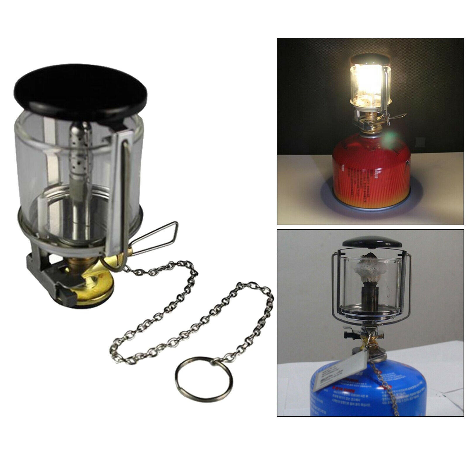 Portable Mini Gas Lantern Compact Fuel Lamp Propane Compact Heater