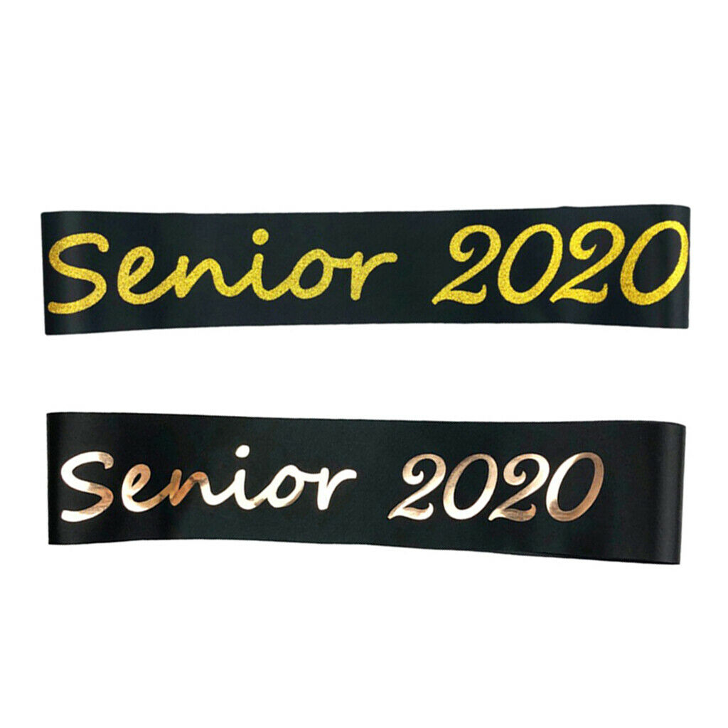 Party Satin Sash Doctor Shoulder Strap Gifts Dress Novelty Accessory Golden