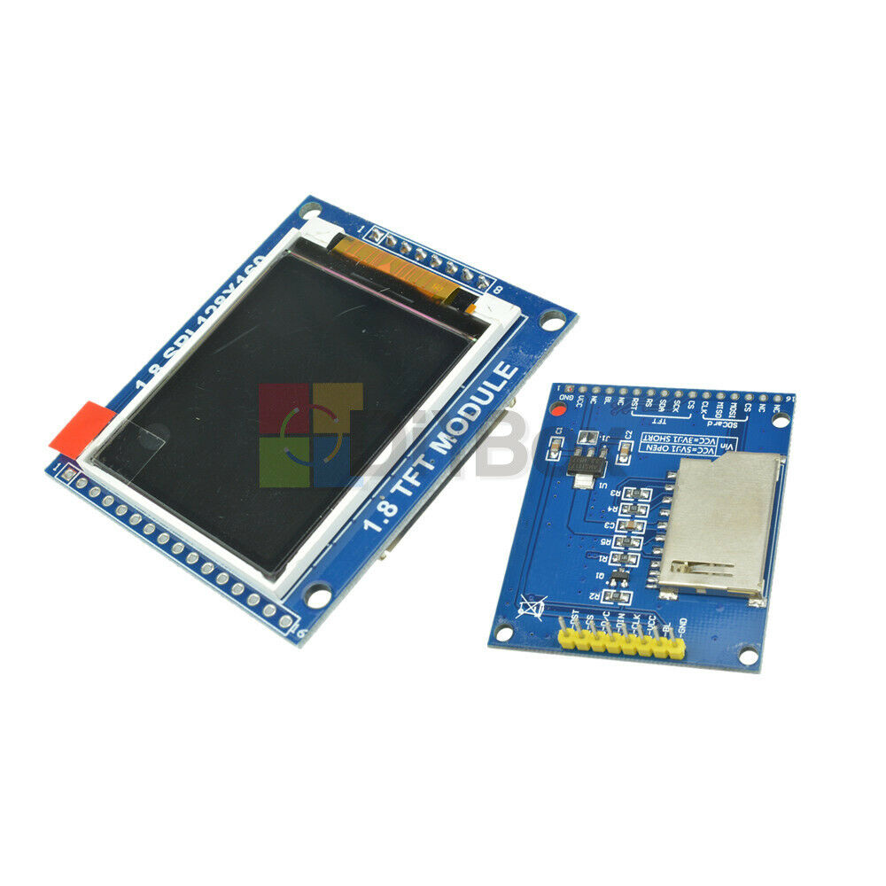 1.8" Serial 128X160 SPI TFT LCD Module Display with PCB Adapter ST7735B IC SD