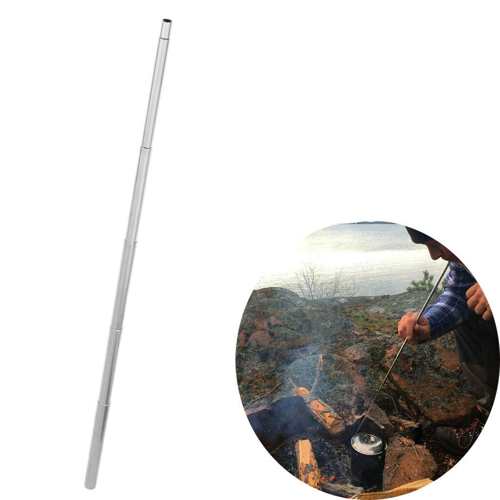 Blow Fire Tube Outdoor Telescopic Camping BBQ Survival Retractable Pipe Tool