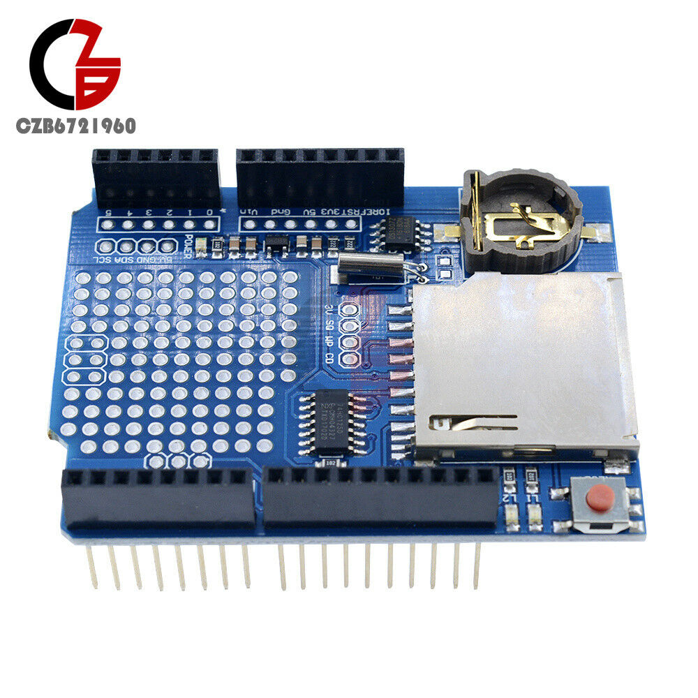 New Data Module Logging Shield Data Recorder Shield for Arduino UNO SD Card
