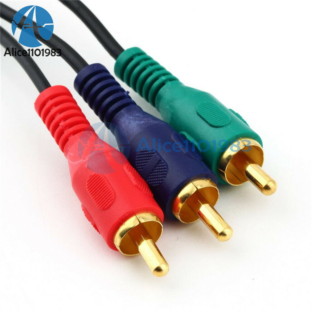 HDMI Male to 3RCA 3-RCA Video Component Connection Cable Cord Line