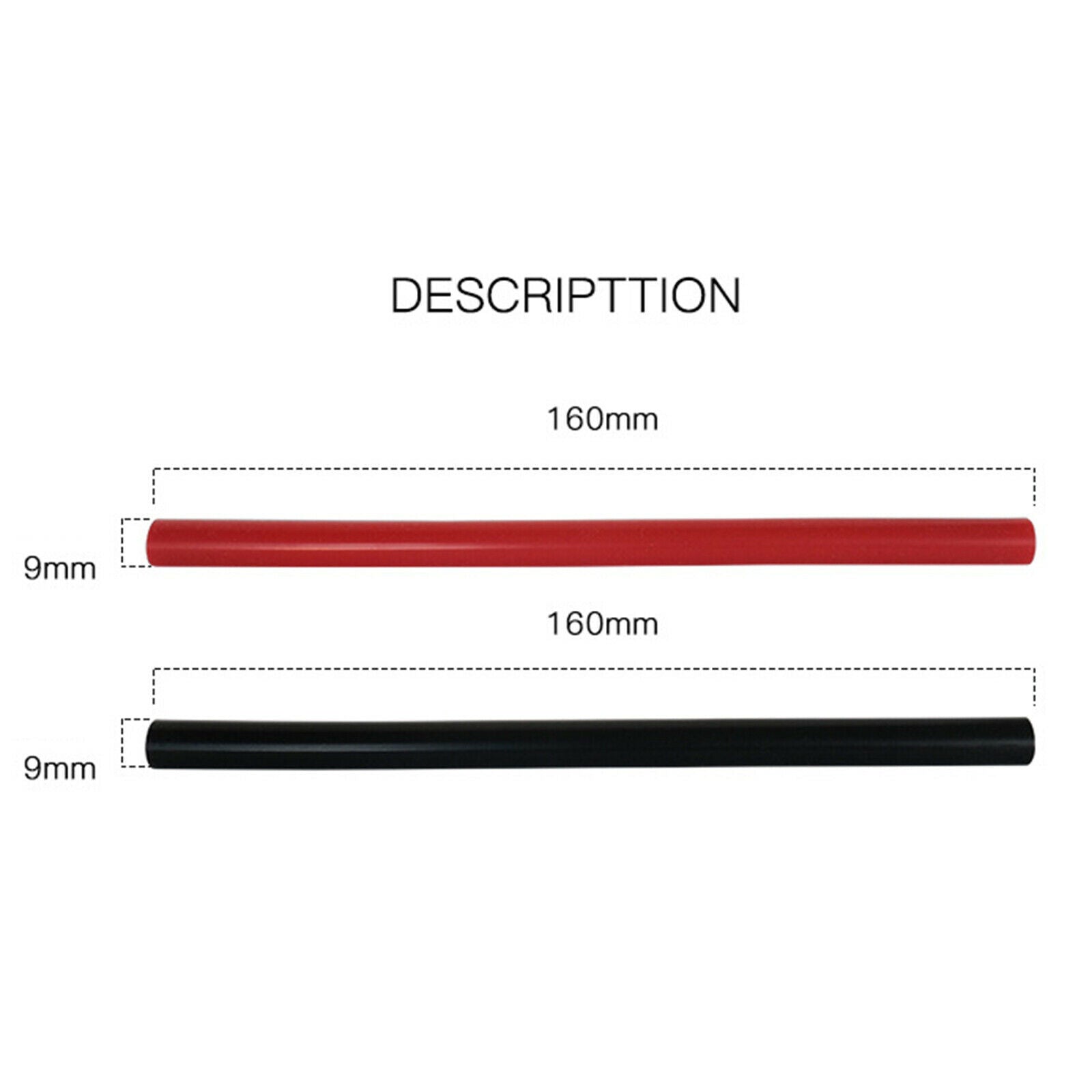 4x Camping Stove Bracket Cover BBQ Protective Pipe Heat Resistant Tube Black