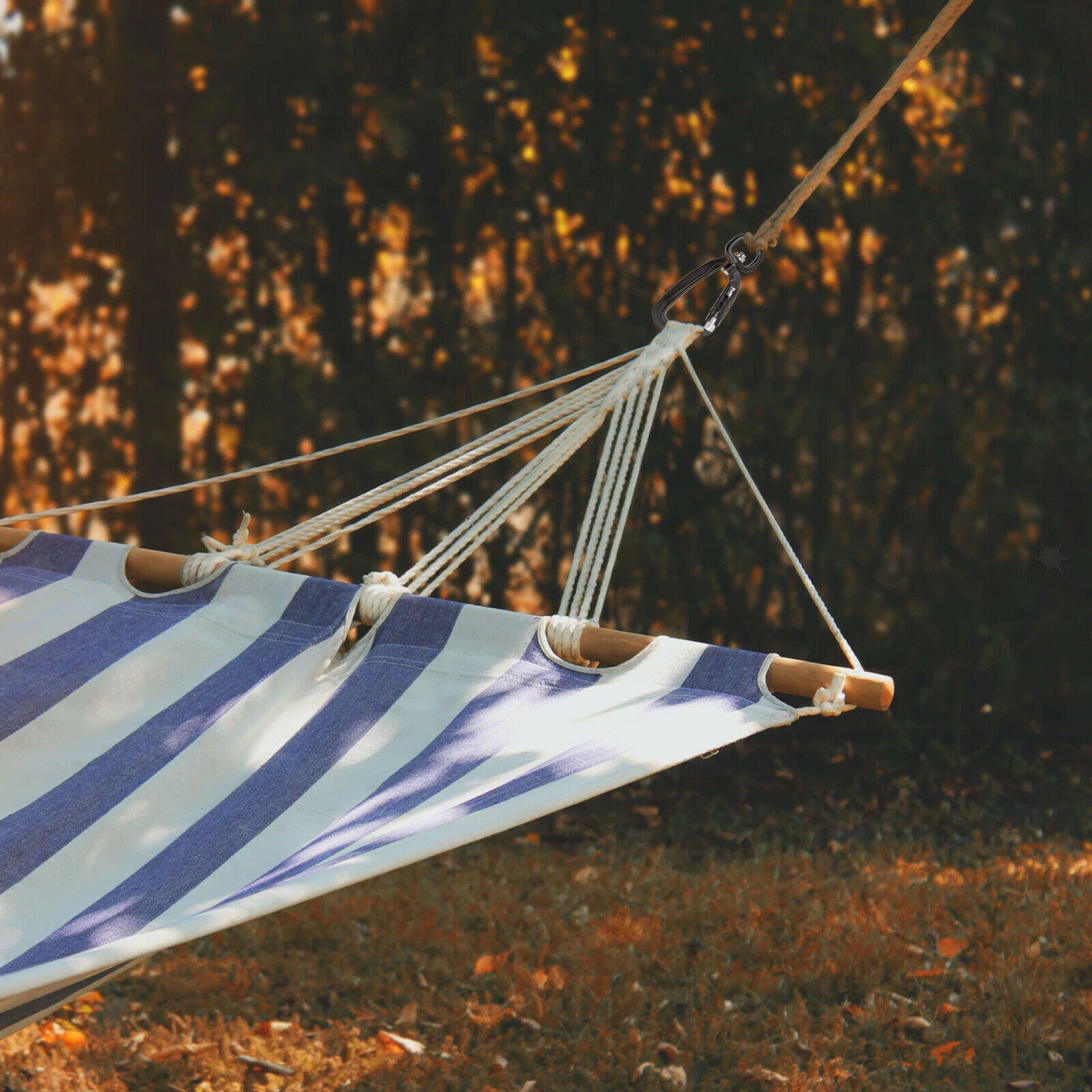 2x Auto Locking Carabiner 3.46in Camping Hiking Keychain Hook Carabiner