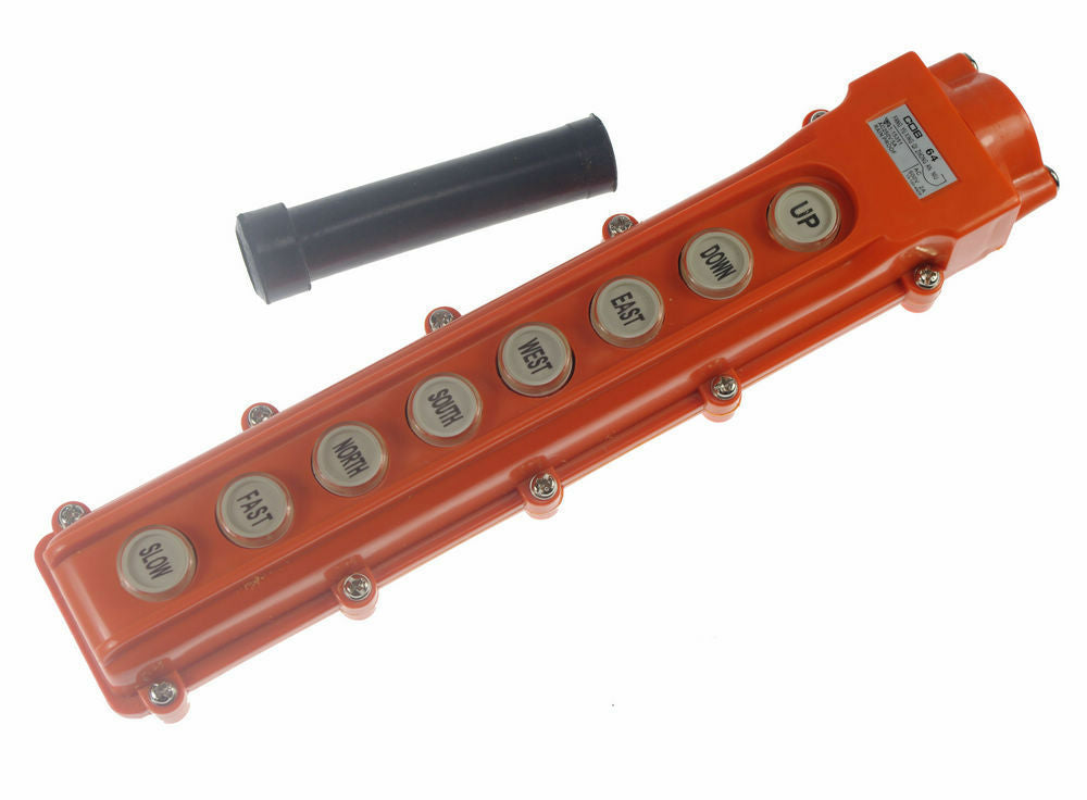 (1)For Hoist And Crane Control Station Push Button Switch 6 Ways COB-64 Up-Down