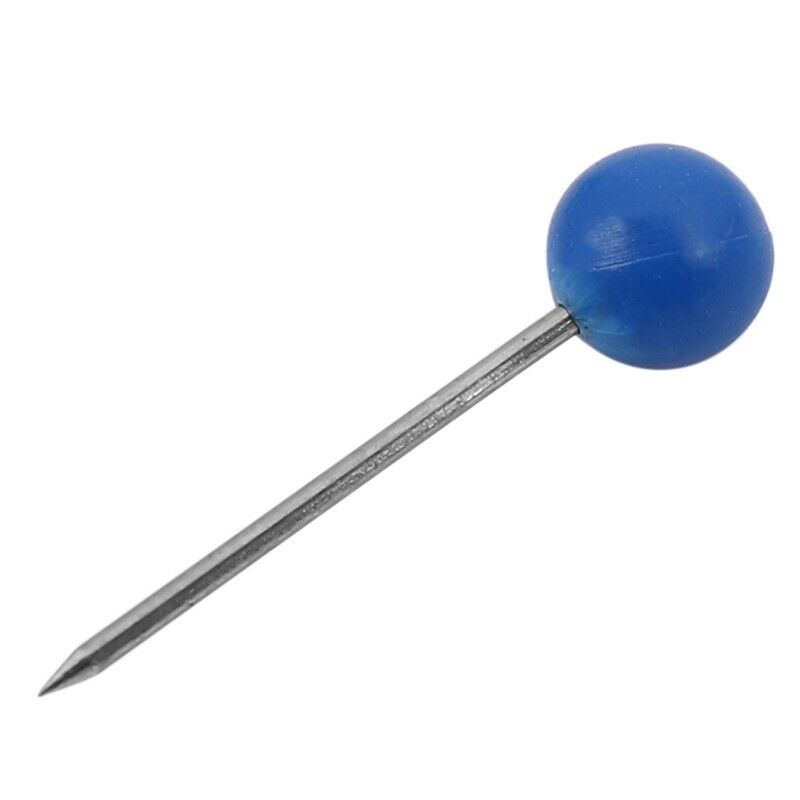 1000 Pieces 1/8 inch Map Push Pins Map Tacks with Plastic Round Heads and SteeN5