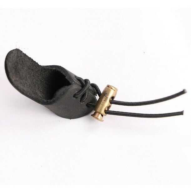 Archery Leather Finger Guard Mongolian Thumb Glove Arrow Shooting Protect New